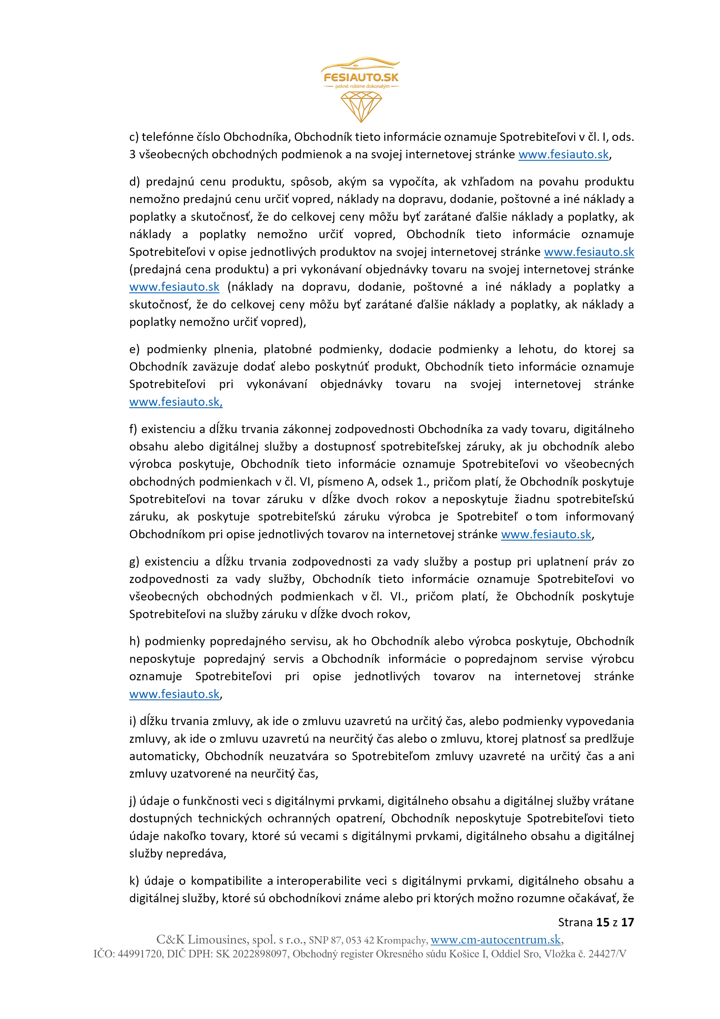 2026.06.19 - Obchodné podmienky pre spotrebiteľov www.fesiauto (15)